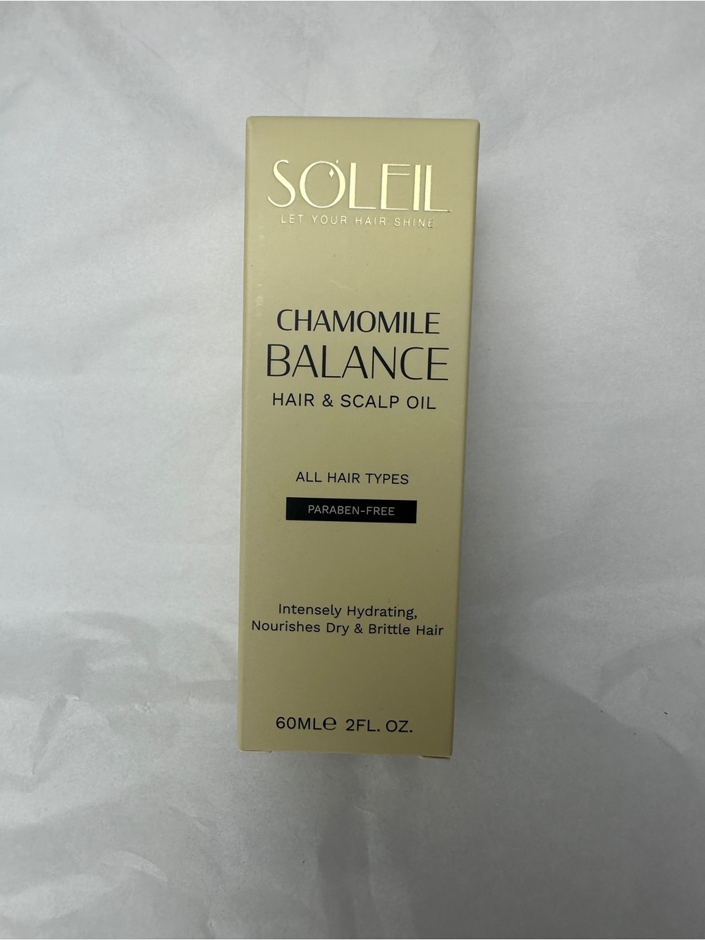 Soleil Chamomile Balance Hair & Scalp Oil - Cream